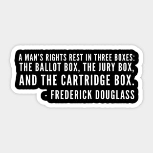 Three Boxes Sticker